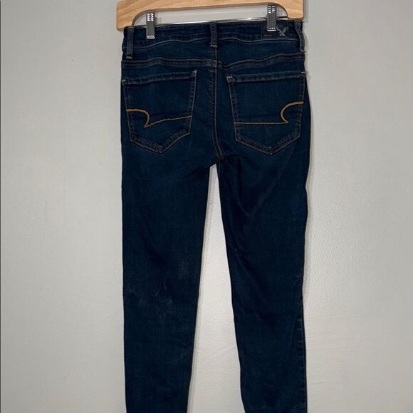 American Eagle Outfitters Blue Skinny Jeans Classic Fit - Picture 11 of 12
